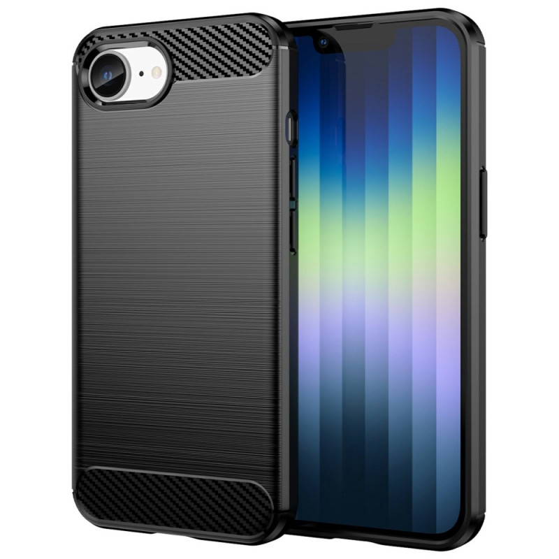 Coque iPhone 16E Fibre Carbone Brossée
