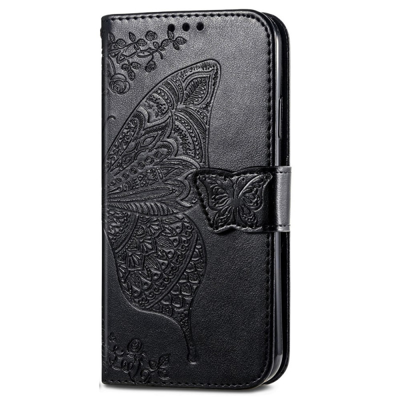 Housse Moto G75 5G Papillon Baroque
