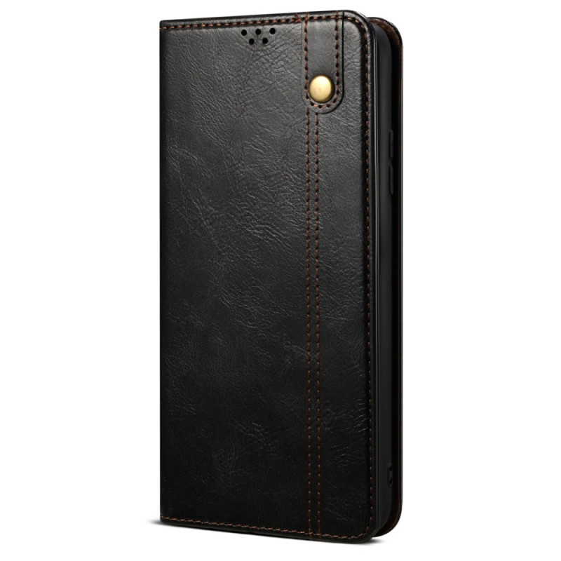 Flip Cover Moto G75 5G Simili Cuir Ciré