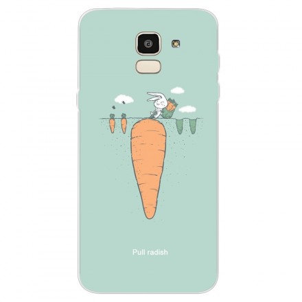 Coque Samsung Galaxy J6 Lapin au Jardin Coque Samsung Galaxy J6 Lapin au Jardin