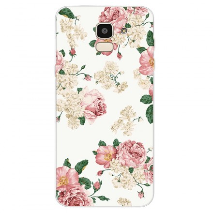 Coque Samsung Galaxy J6 Fleurs Liberty Coque Samsung Galaxy J6 Fleurs Liberty
