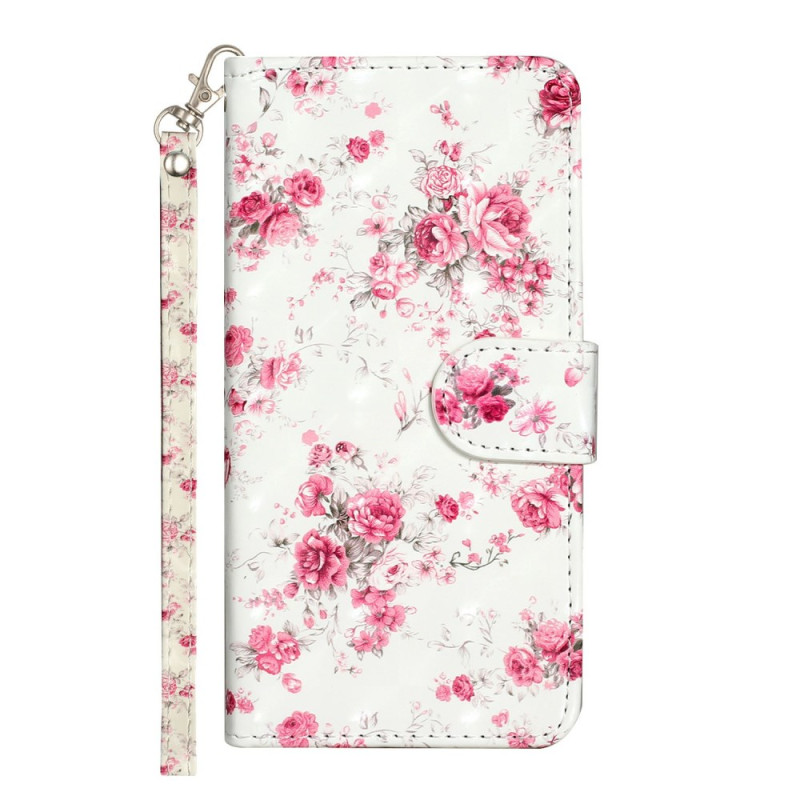 Housse Honor Magic 7 Lite / X9c Roses à Lanière