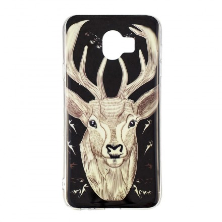 Coque Samsung Galaxy J6 Cerf Majestueux Fluorescente Coque Samsung Galaxy J6 Cerf Majestueux Fluorescente