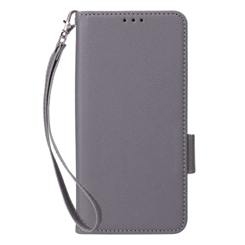 Housse Oppo Reno 13 Pro 5G Texture Litchi à Lanière