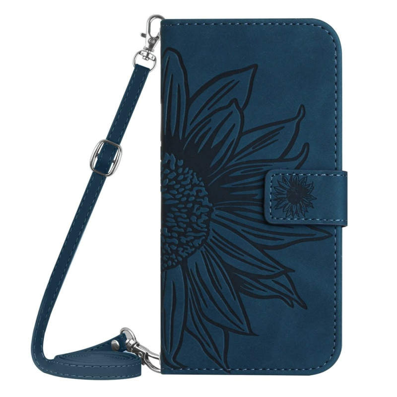 Housse Xiaomi 15 Ultra Empreinte Tournesol à Bandoulière