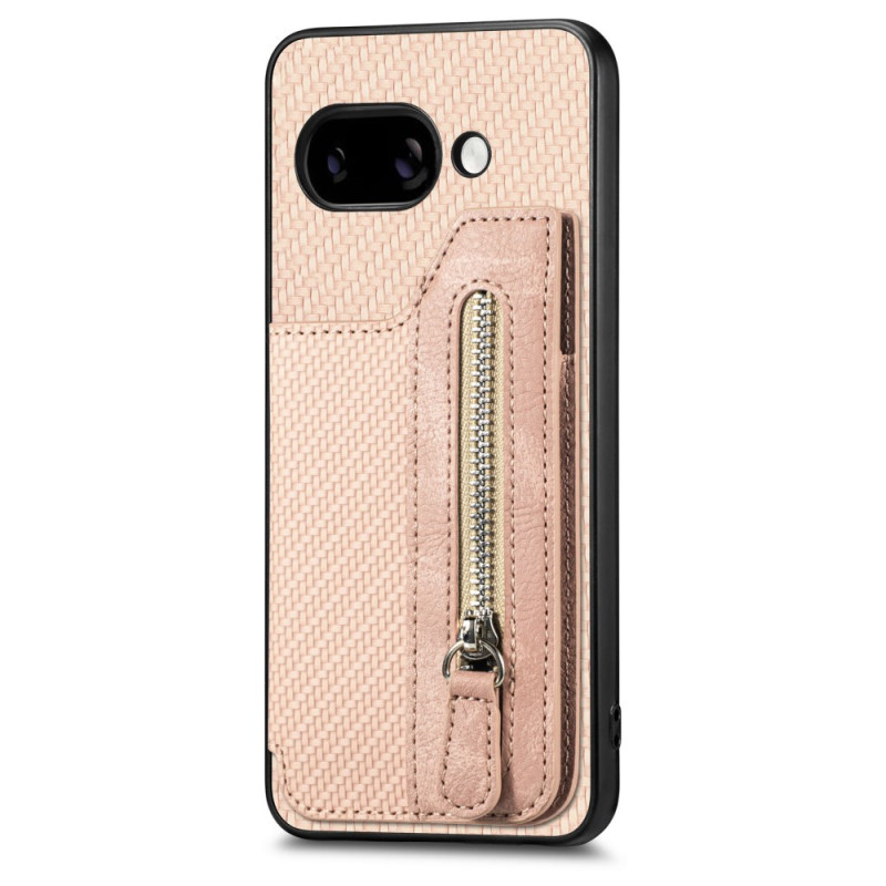 Coque Google Pixel 9A Fibre Carbone Portefeuille