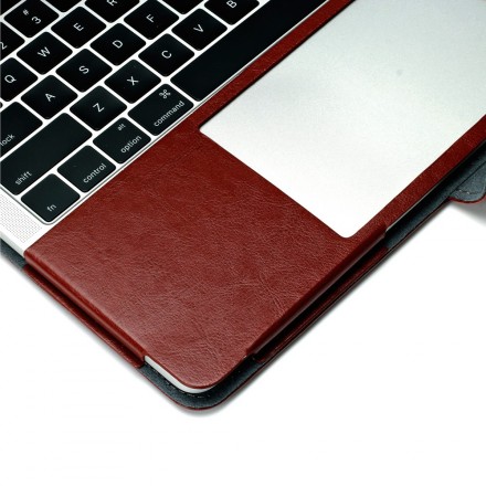 Pochette MacBook 12 pouces Simili Cuir Fermeture Magnétique - Ma Coque