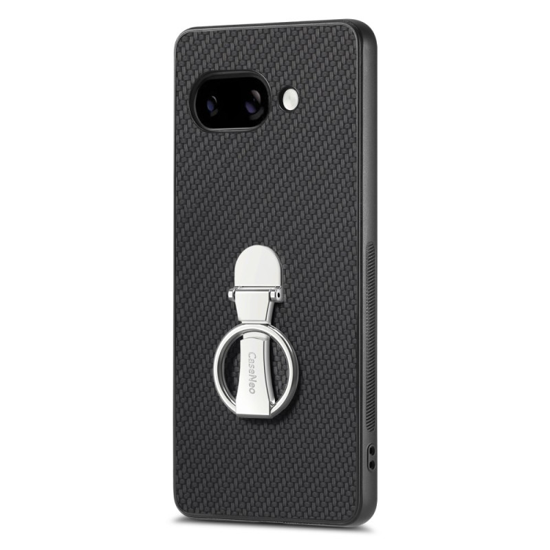 Coque Google Pixel 9A Support Pliable et Texture Fibre de Carbone