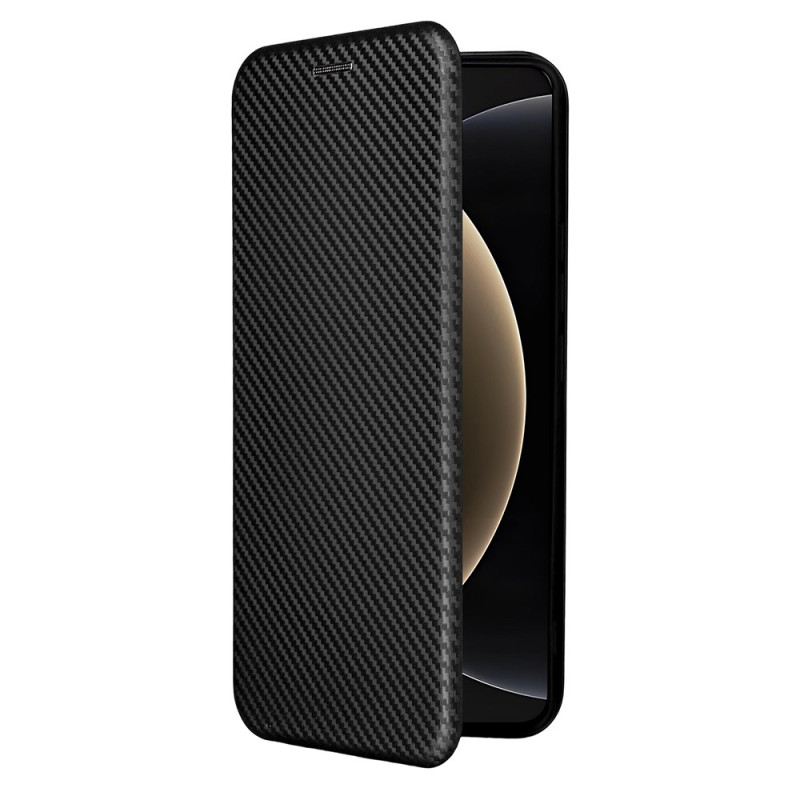 Flip Cover Xiaomi 15 Ultra Fibre Carbone Brossée