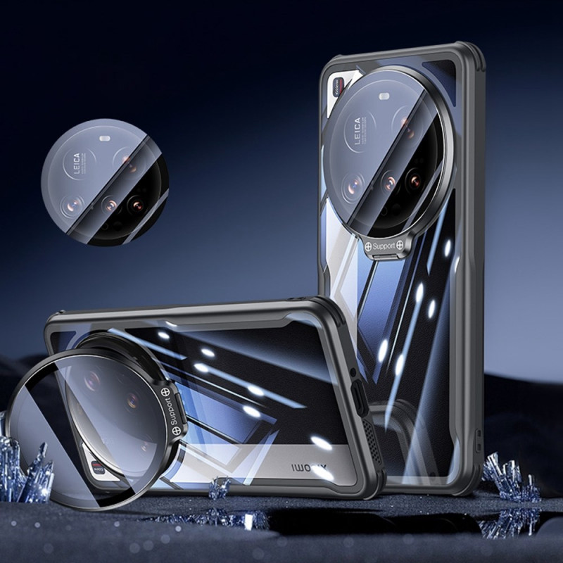 Coque Xiaomi 15 Ultra Couvercle en Verre et Support