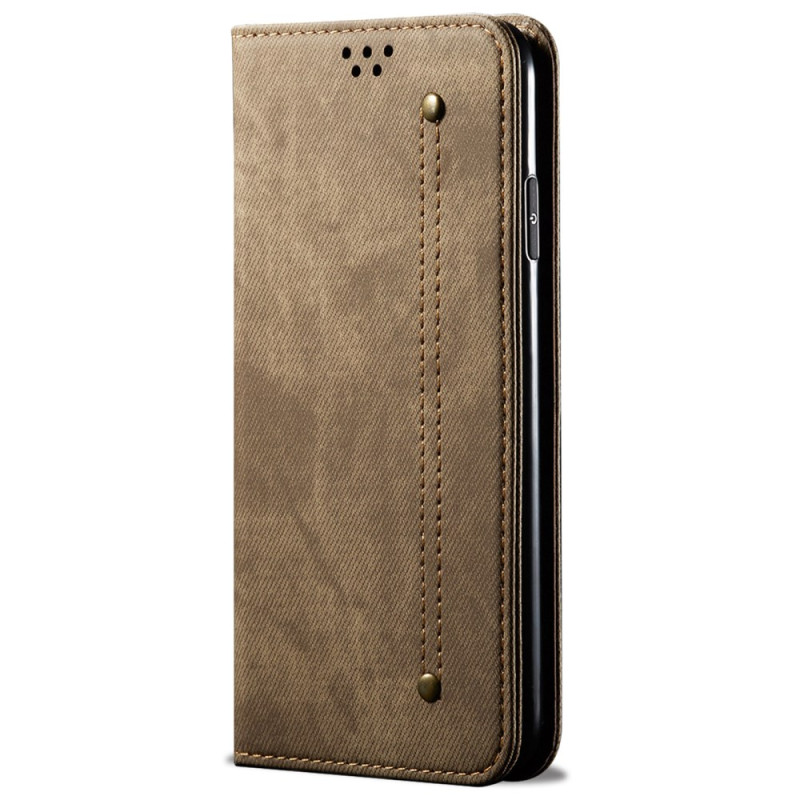Flip Cover Xiaomi 15 Ultra Tissu Jeans