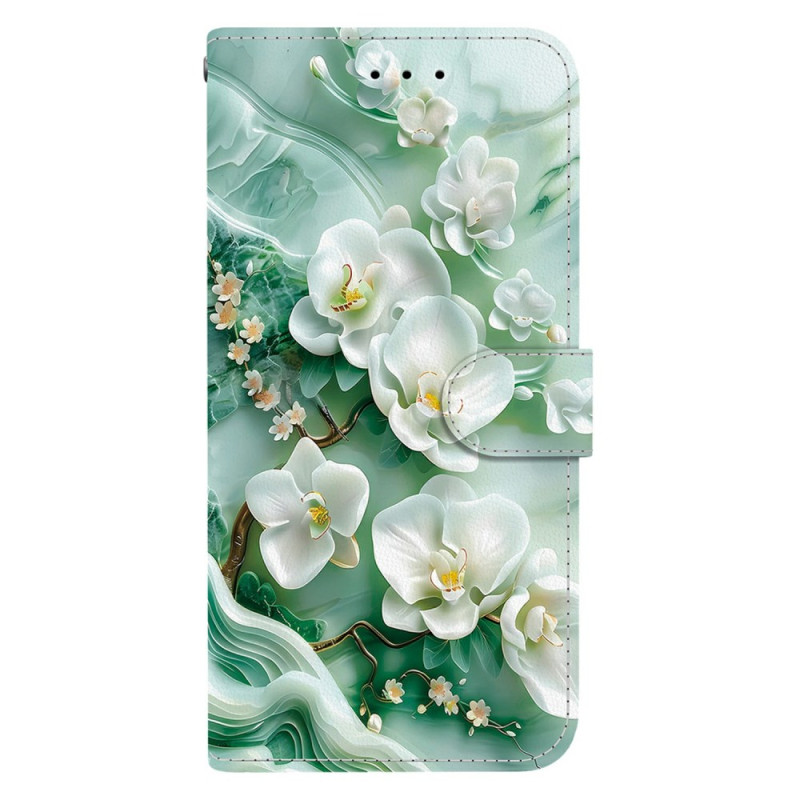 Housse Xiaomi Redmi Note 14 4G Fleurs de Jade
