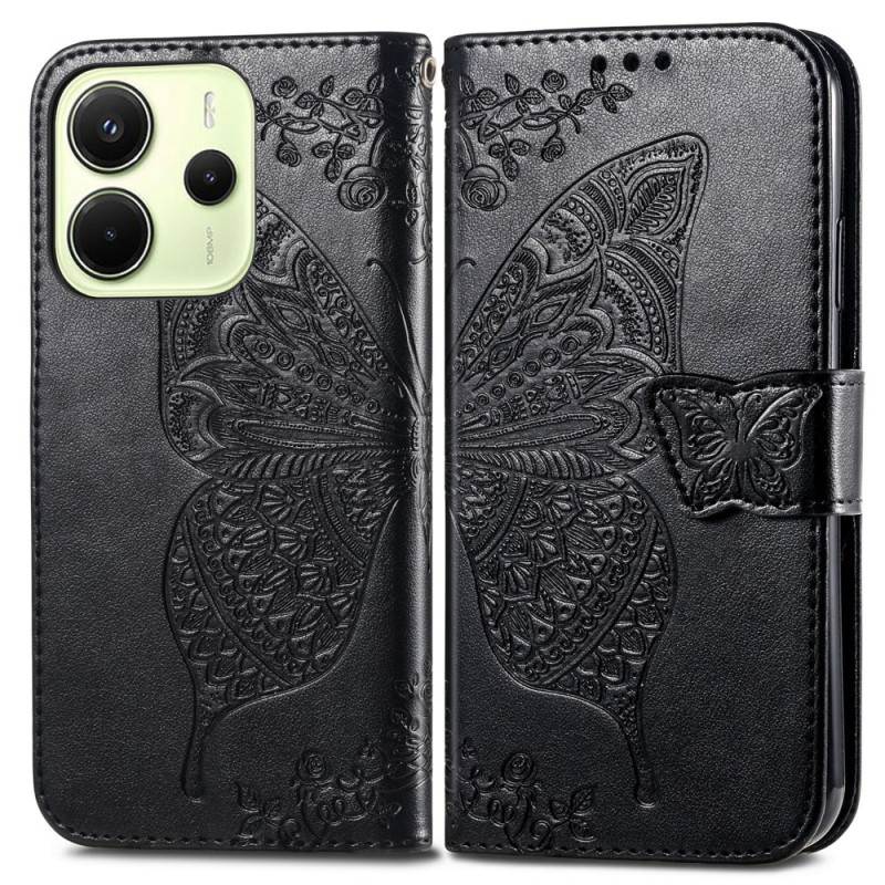 Housse Xiaomi Redmi Note 14 4G Papillon Baroque