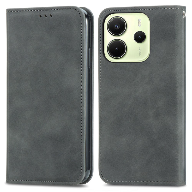 Flip Cover Xiaomi Redmi Note 14 4G Effet Daim