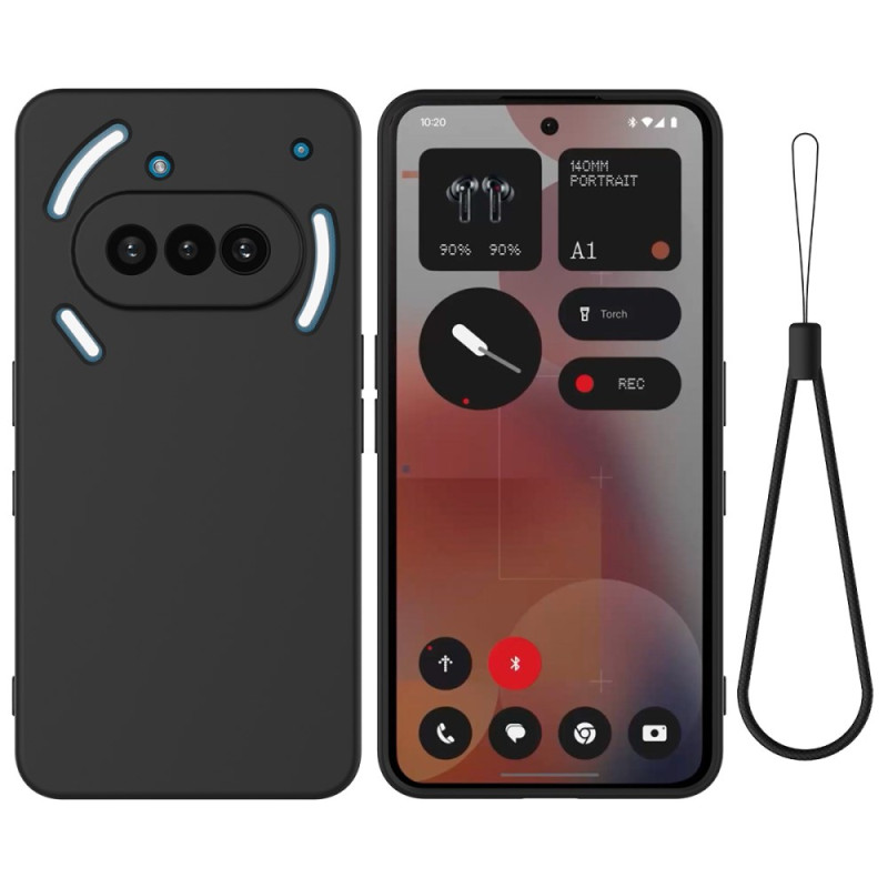 Coque Nothing Phone (3a) Silicone Liquide à Lanière