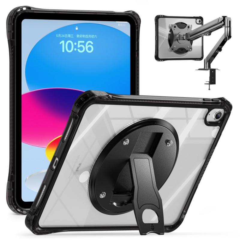 Coque iPad (2025) / 10.9 (2022) Transparente Support Intégré