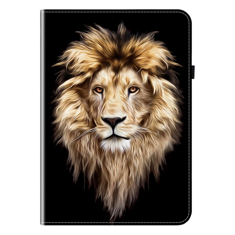 Étui iPad Air 13 (2025) (2024) / Pro 12.9 (2022) (2021) (2020) Tête de Lion