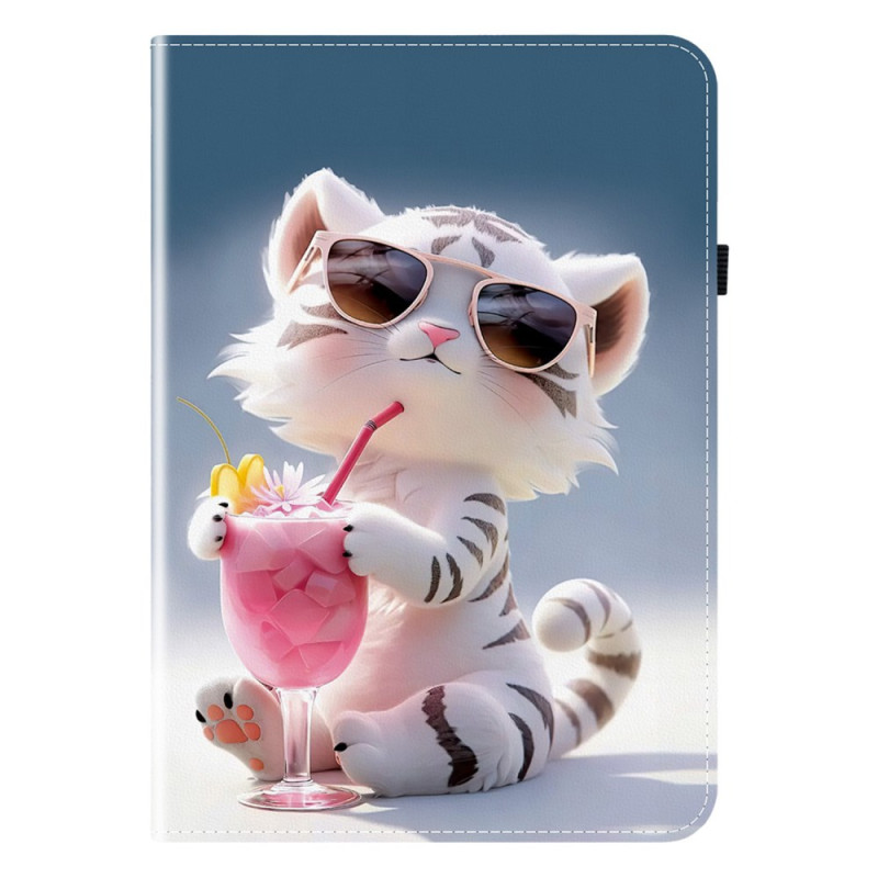 Étui iPad Air 13 (2025) (2024) / Pro 12.9 (2022) (2021) (2020) Motif Tigre