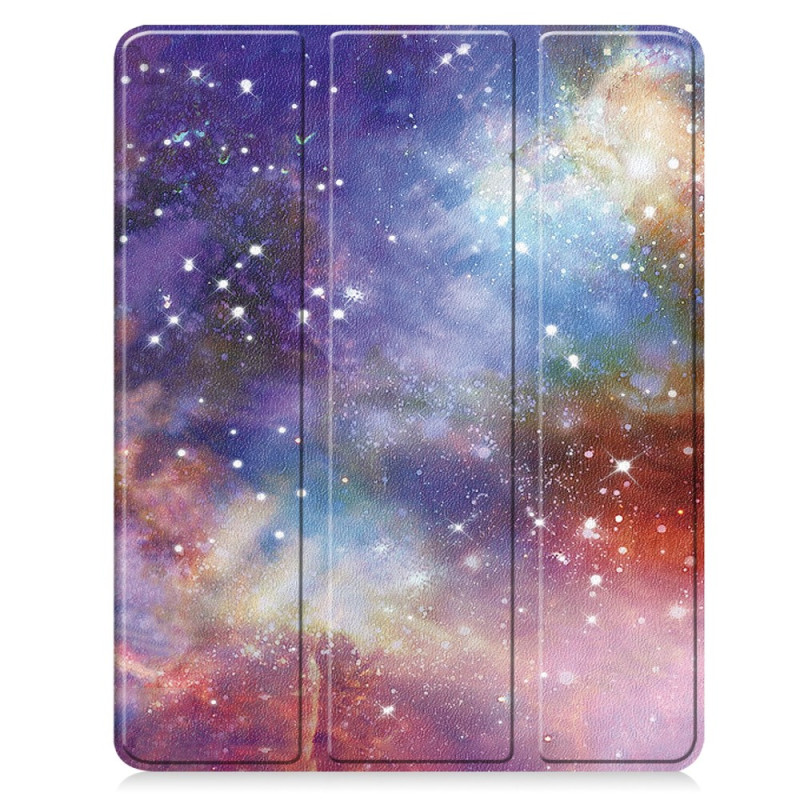 Smart Case iPad Air 13 (2025) (2024) Porte-Stylet Motif Galaxie