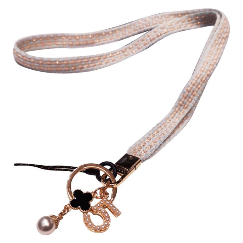 Cordon pour Téléphone avec Pendentif Trèfle