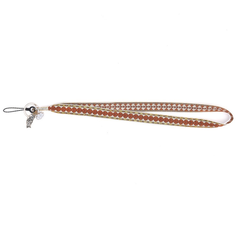 Lanyard Téléphone avec Pendentif Poisson