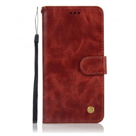Housse Google Pixel 3 XL Effet Cuir Vintage à Lanière