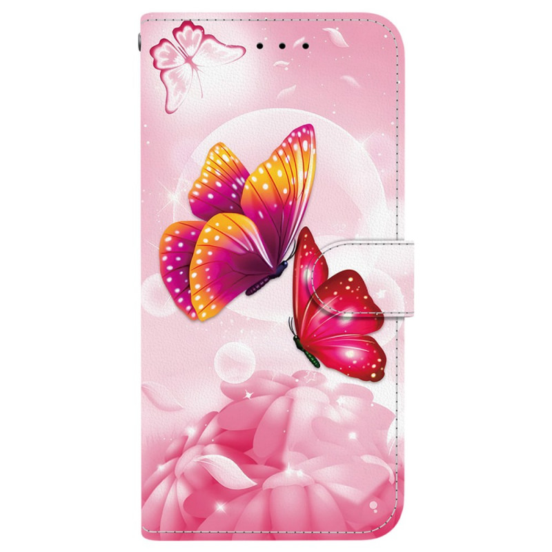 Housse Samsung Galaxy S25 Edge Papillons Roses