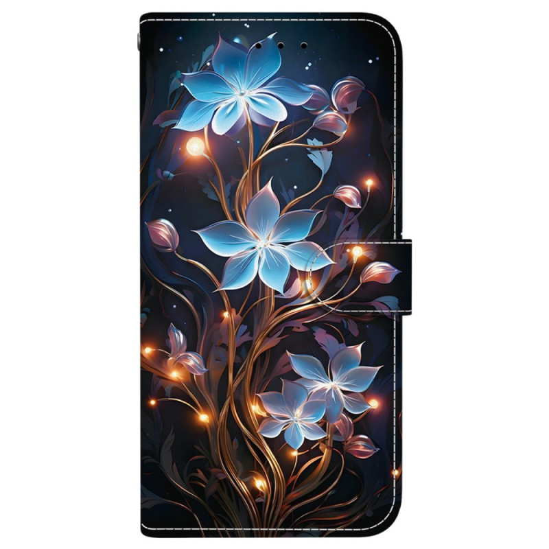 Housse Samsung Galaxy S25 Edge Petites Fleurs Bleues