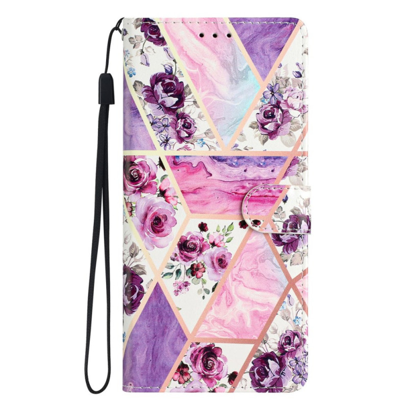 Housse Samsung Galaxy S25 Edge Fleurs Violettes