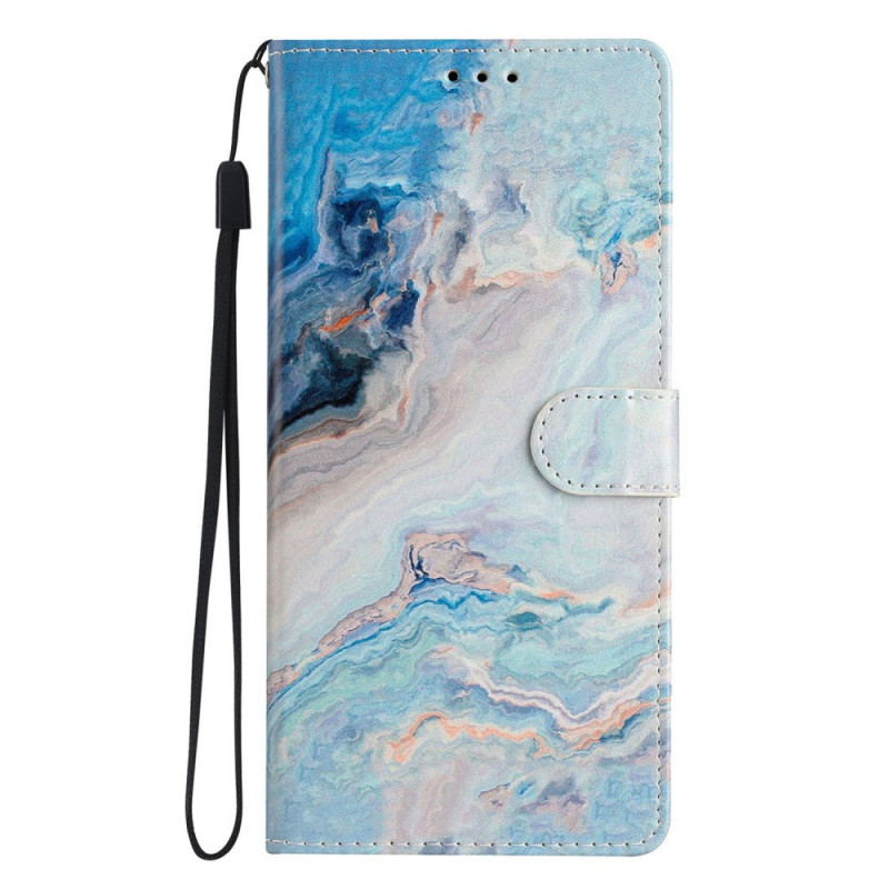 Housse Samsung Galaxy S25 Edge Marbre Bleu