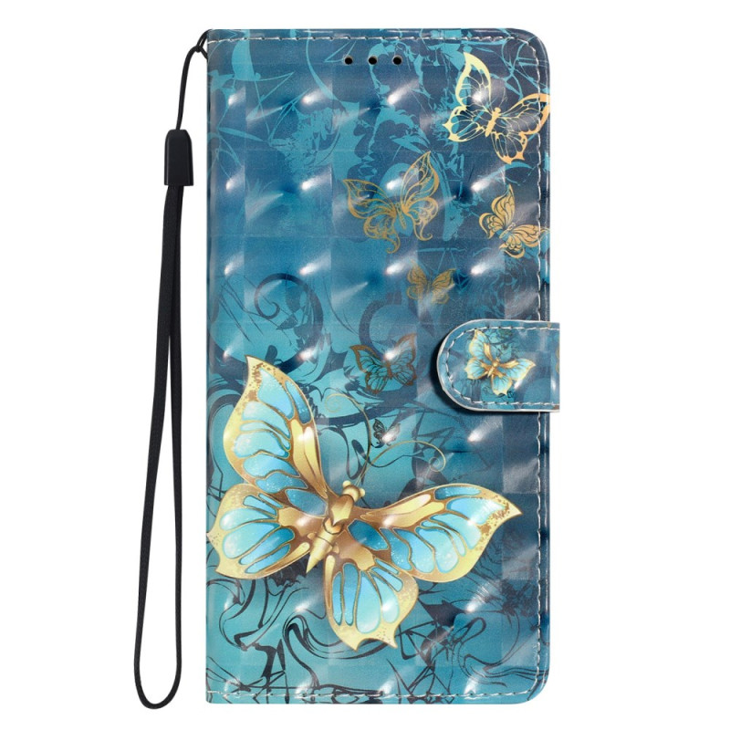 Housse Galaxy S25 Edge Papillons 3D