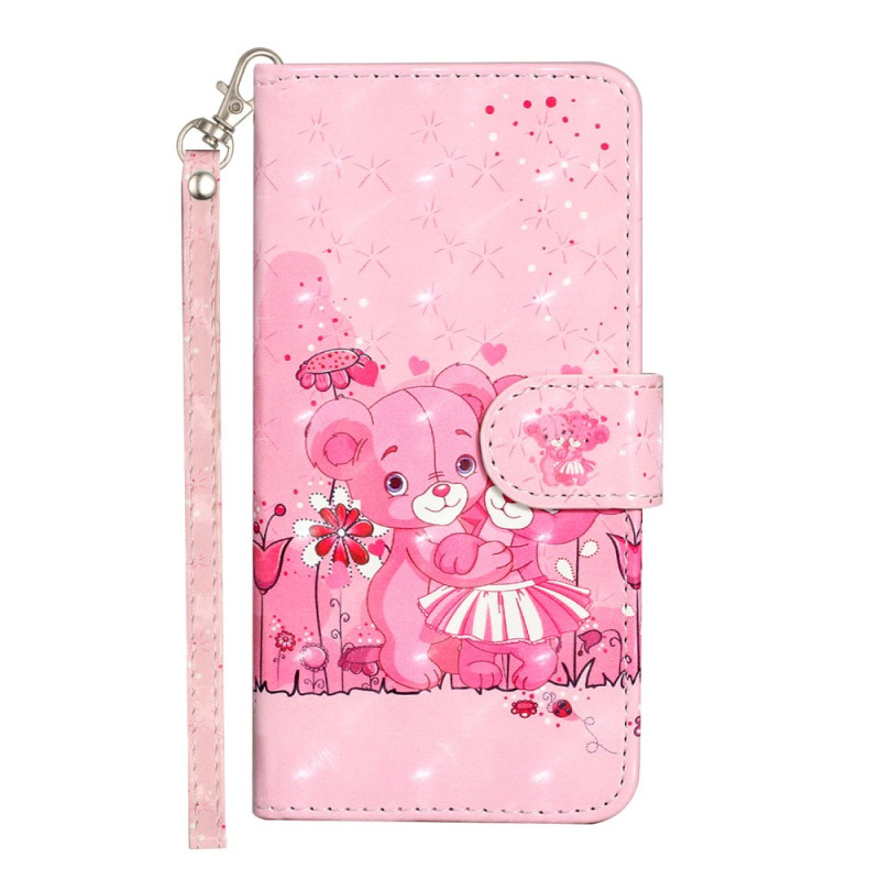 Housse Samsung Galaxy S25 Edge Motif Ours à Lanière
