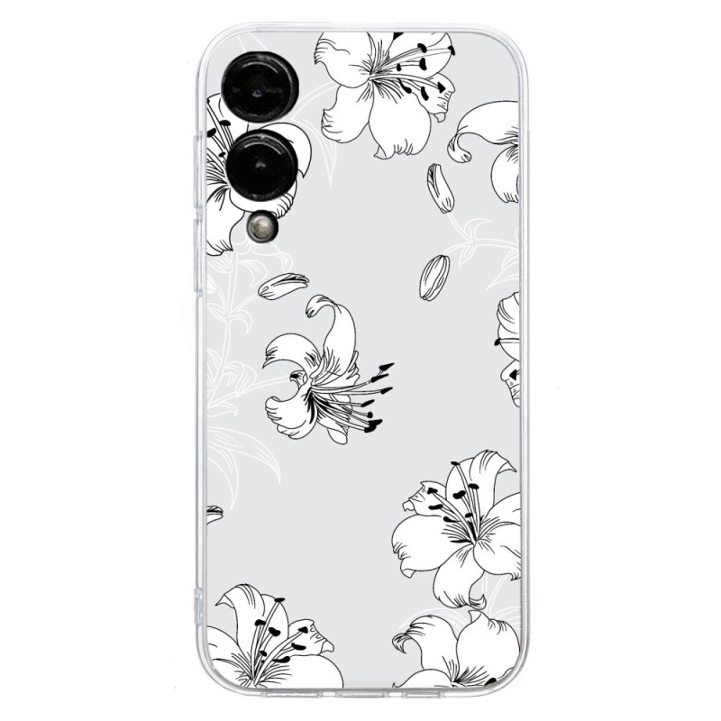 Coque Samsung Galaxy S25 Edge Fleurs Blanches