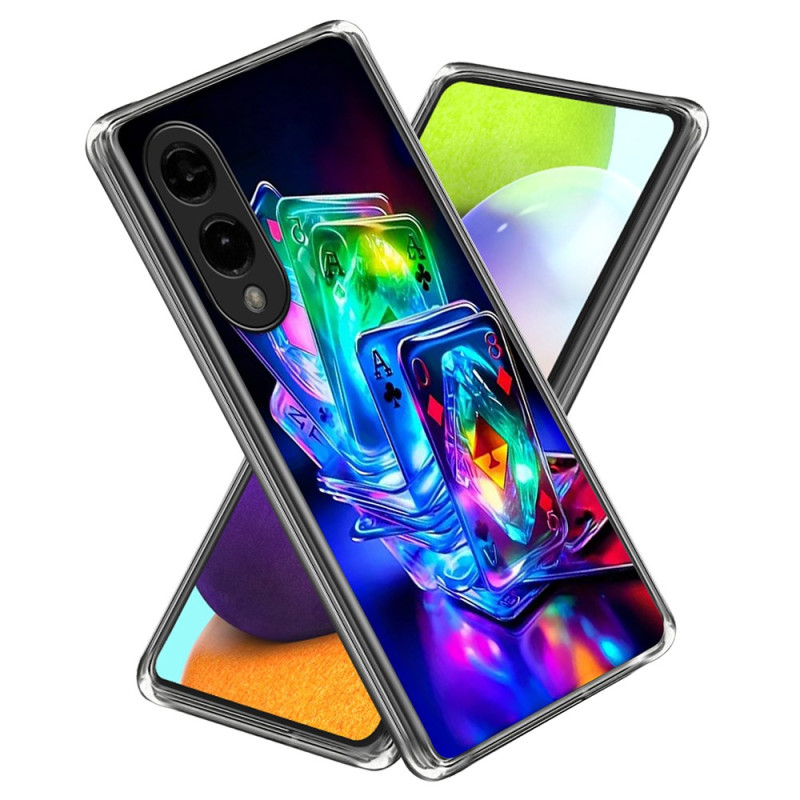 Coque Samsung Galaxy S25 Edge Cartes à Jouer Colorées