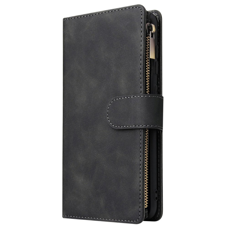Housse Samsung Galaxy S25 Edge Portefeuille Effet Daim