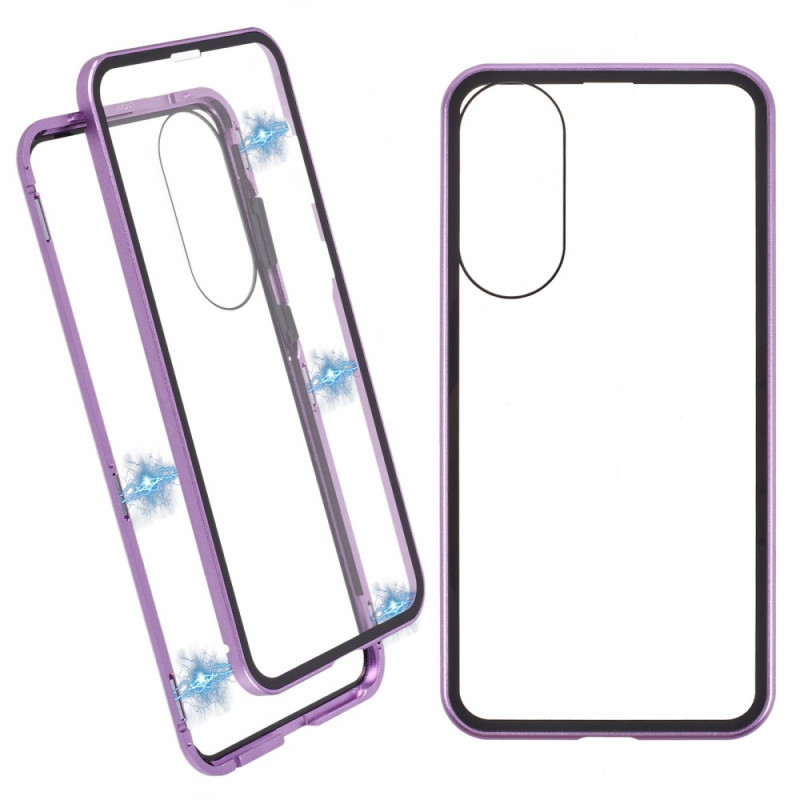 Coque Samsung Galaxy S25 Edge Verre Trempé et Cadre Magnétique
