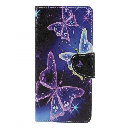 Housse Samsung Galaxy A9 Papillons et Fleurs Housse Samsung Galaxy A9 Papillons et Fleurs