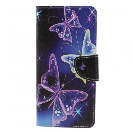 Housse Samsung Galaxy A9 Papillons et Fleurs Housse Samsung Galaxy A9 Papillons et Fleurs