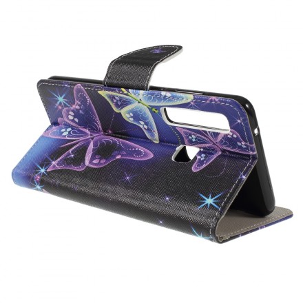 Housse Samsung Galaxy A9 Papillons et Fleurs Housse Samsung Galaxy A9 Papillons et Fleurs