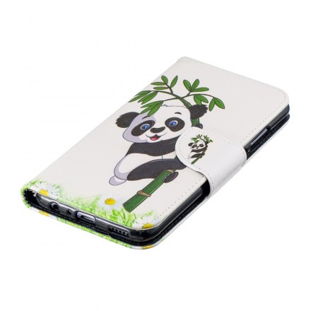 Housse Honor 10 Lite / Huawei P Smart 2019 Panda Sur Le Bambou Housse Honor 10 Lite / Huawei P Smart 2019 Panda Sur Le Bambou