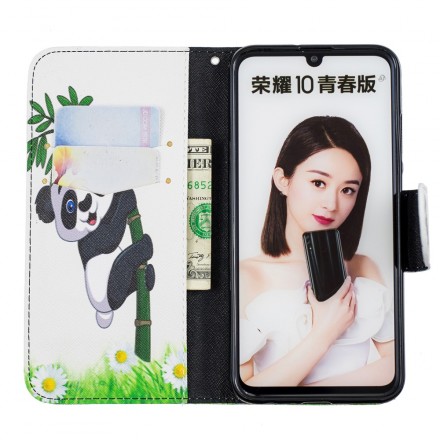 Housse Honor 10 Lite / Huawei P Smart 2019 Panda Sur Le Bambou Housse Honor 10 Lite / Huawei P Smart 2019 Panda Sur Le Bambou