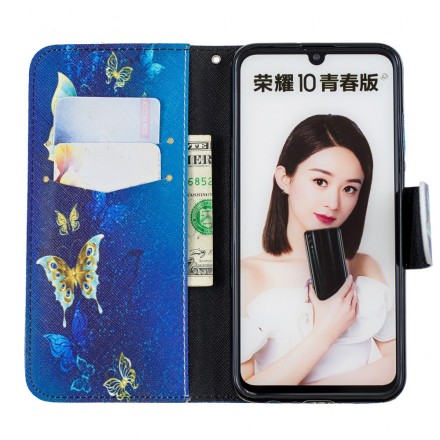 Housse Honor 10 Lite / Huawei P Smart 2019 Papillons Dans La Nuit Housse Honor 10 Lite / Huawei P Smart 2019 Papillons Dans La Nuit