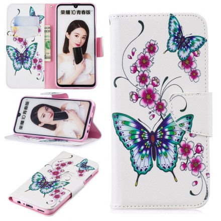 Housse Honor 10 Lite / Huawei P Smart 2019 Merveilleux Papillons Housse Honor 10 Lite / Huawei P Smart 2019 Merveilleux Papillons
