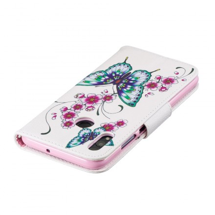 Housse Honor 10 Lite / Huawei P Smart 2019 Merveilleux Papillons Housse Honor 10 Lite / Huawei P Smart 2019 Merveilleux Papillons