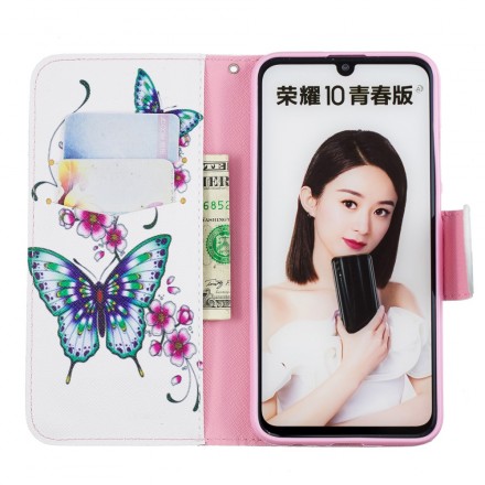 Housse Honor 10 Lite / Huawei P Smart 2019 Merveilleux Papillons Housse Honor 10 Lite / Huawei P Smart 2019 Merveilleux Papillons
