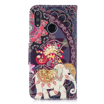 Housse Honor 10 Lite / Huawei P Smart 2019 Mandala Éléphants Ethniques Housse Honor 10 Lite / Huawei P Smart 2019 Mandala Éléphants Ethniques