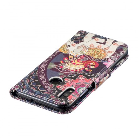 Housse Honor 10 Lite / Huawei P Smart 2019 Mandala Éléphants Ethniques Housse Honor 10 Lite / Huawei P Smart 2019 Mandala Éléphants Ethniques