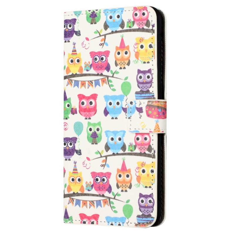 Housse Moto G24 Power Motif Hiboux