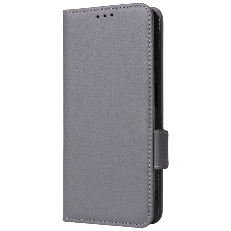 Housse Moto G24 Power Simili Cuir Litchi à Lanière