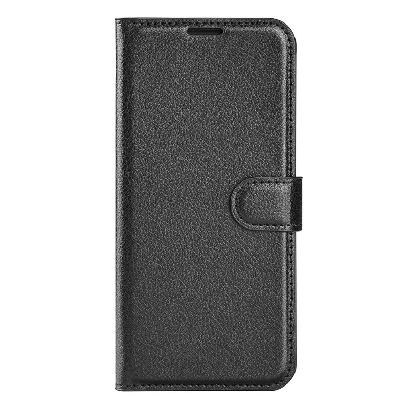 Housse Poco M7 Pro 5G Simili Cuir Litchi Classique
